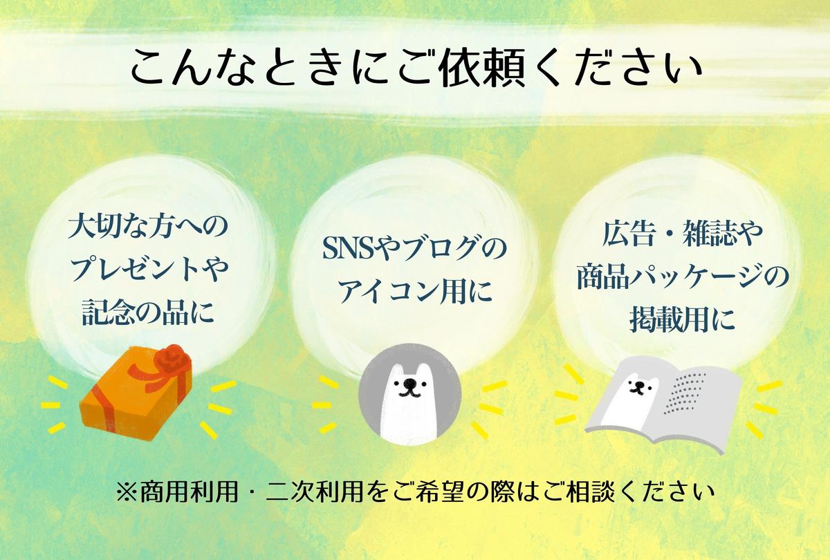 ペット似顔絵作ります ご希望の方コメントください フレームプレゼント 