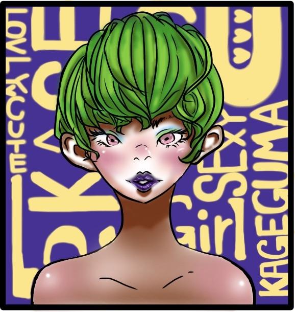 貴方の似顔絵をポップに描きます KAGEGUMAが貴方をポップに表現いたします!