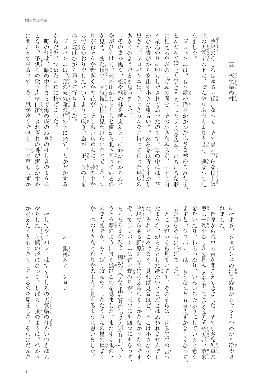 A5サイズ2段組み小説用PDF作ります よりきれいな同人誌に! ワードでは満足できない人向け。