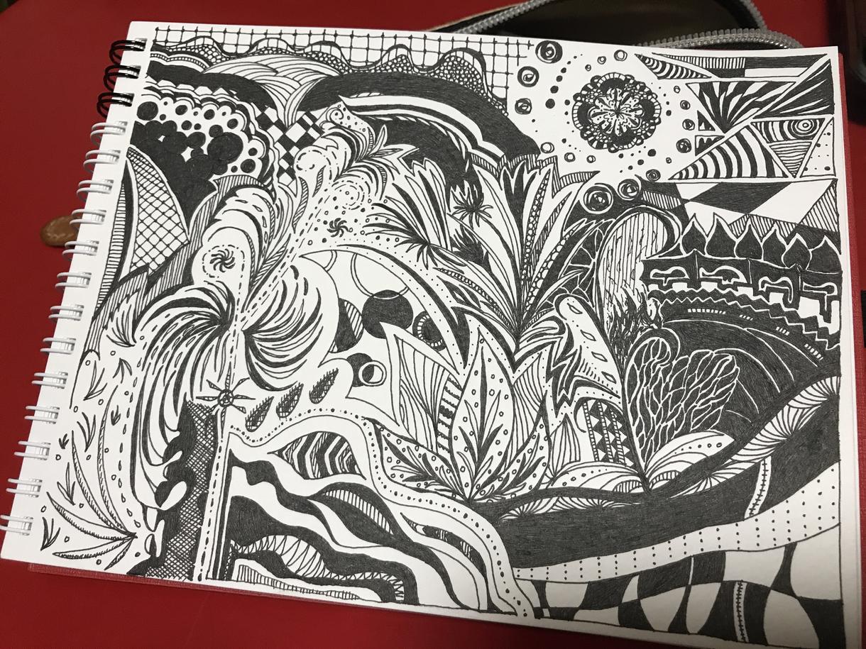 ちょっとしたモノクロの絵を描きます インテリアとしてや、どんな理由でも絵が欲しいひと