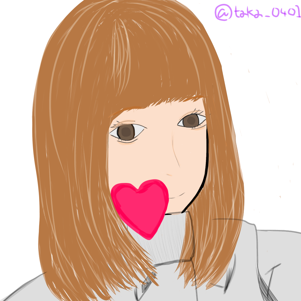 イラスト描きます あなたの描いてほしいもの教えて下さい!人物はこんな感じです。