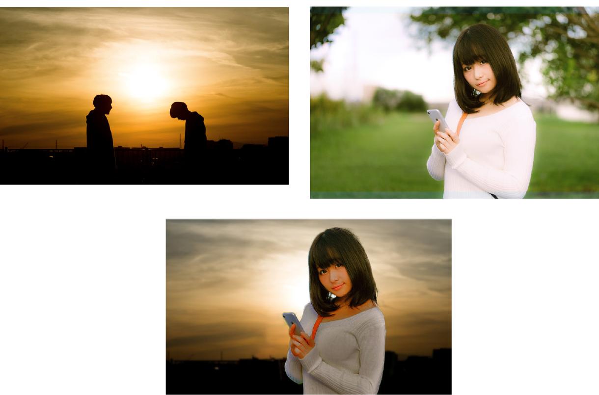 写真の修正を承ります 色修正、合成などをご依頼ください!