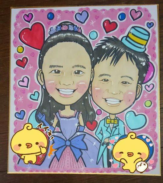 似顔絵描きます!サイズも要用に対応可能です