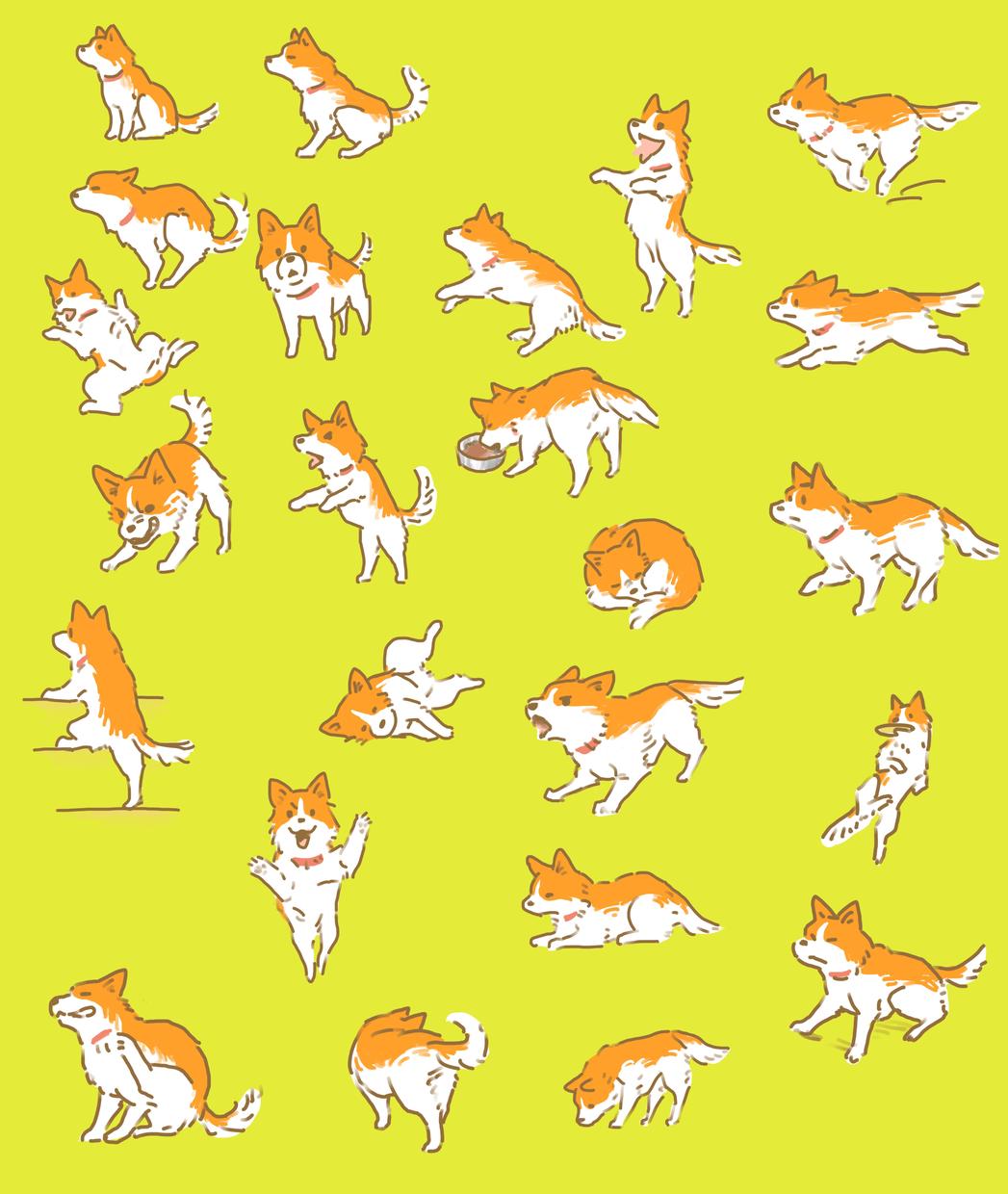 言葉はいらない、犬オンリーLINEスタンプ作ります トークに犬の存在感だけがほしいとき用。ペットのお写真から作成