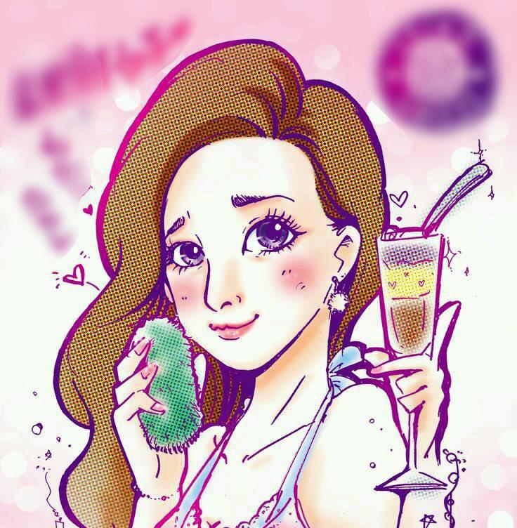 綺麗めマンガ風似顔絵で描きます あまり似せて描かれるのがイヤな方向けサービスです。