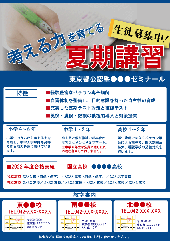 両面4,000円でチラシデザインを制作します ～はじめてのチラシ発注サポートいたします～ イメージ5