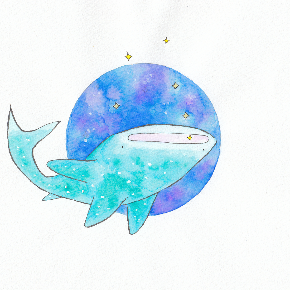 上水彩 イラスト かわいい 日本のイラスト