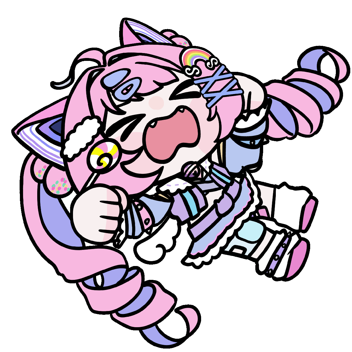 配信やチャットを盛り上げる可愛いスタンプ制作します Twitch/Youtube/LINEのスタンプ制作します イメージ5