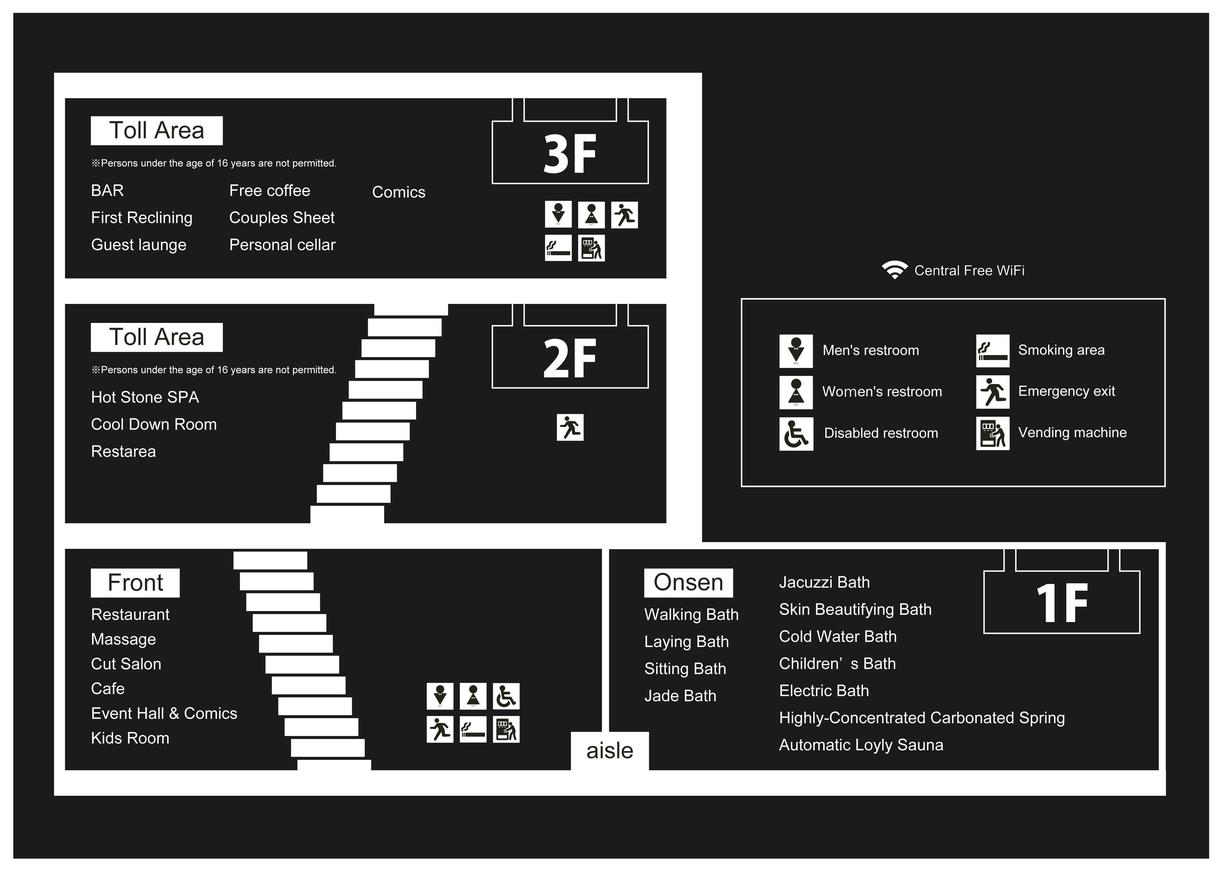 プロデザイナーがフロアマップ 館内図を制作します お客様にも伝わる美しい施設案内地図を作成します 建築 インテリア 図面デザイン ココナラ