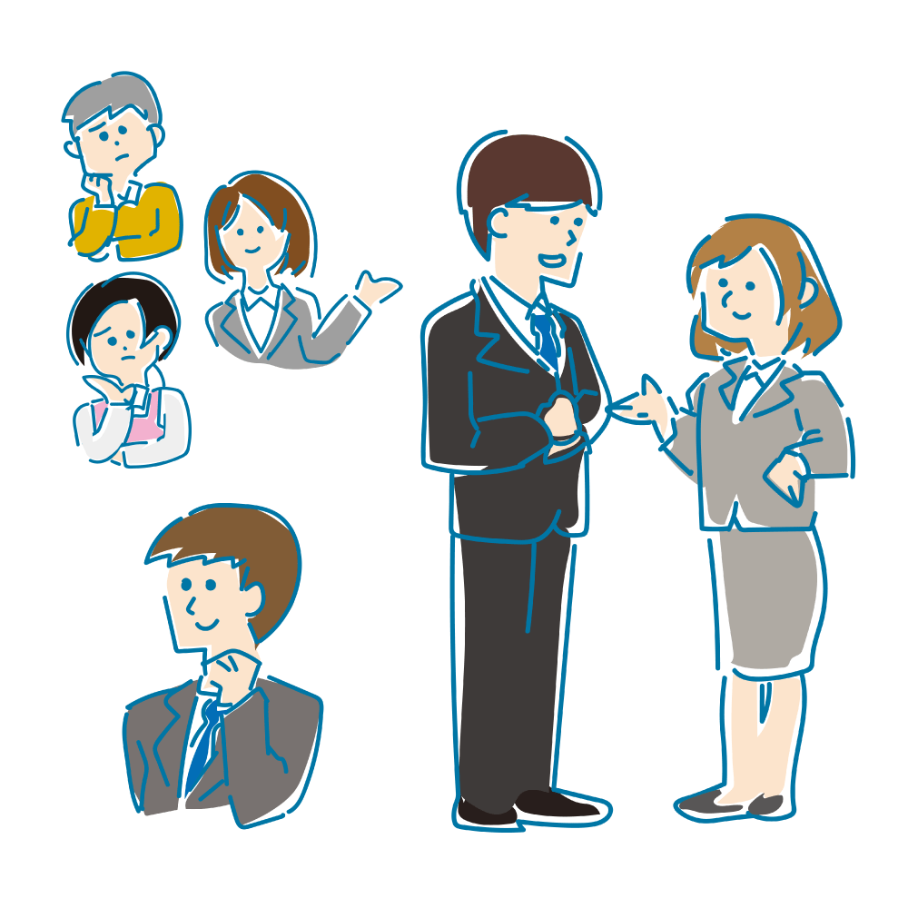 ビジネスにおすすめ!イラストカット描きます 商用利用可!媚びないデザインで老若男女に愛されるイラストを!