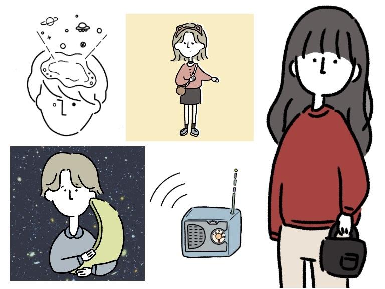 ちょっとしたイラスト描きます パンフレット、雑誌の挿絵などなど使えるイラストいっぱい!
