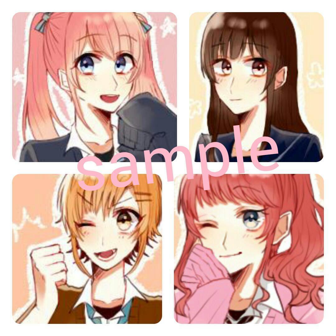 SNSのアイコン描きます 版権/創作どちらでもok!SNSで使えるアイコン