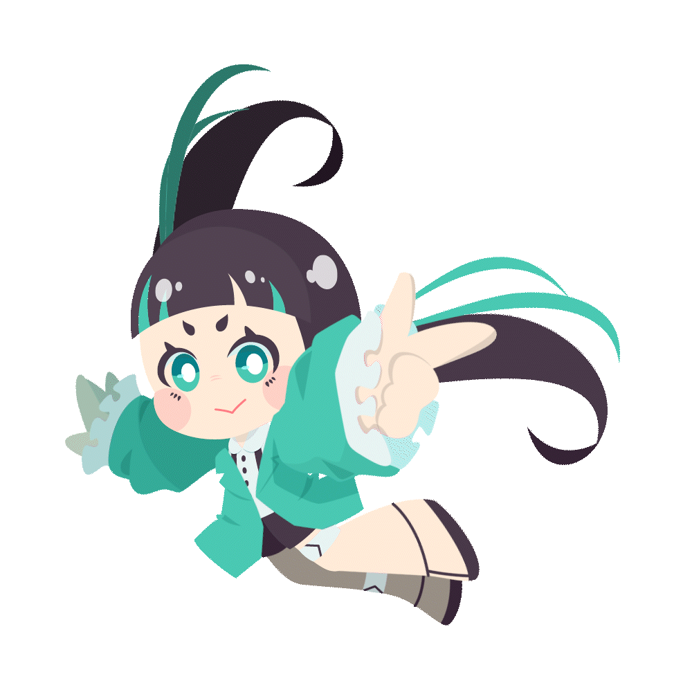 ちびキャラのループアニメーション素材を制作します ちびキャラがふわふわ動く！OPやEDなどの素材にどうぞ！ イメージ1