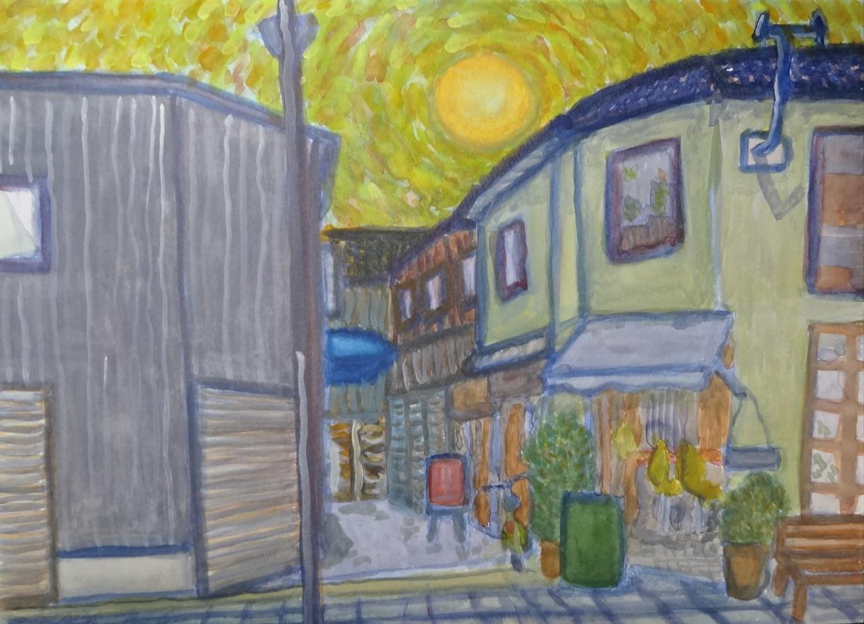 風景、人物、静物画などを透明水彩で描きます ほんわ~か、のんび~り、ゆる~く!楽しんで描いてます。
