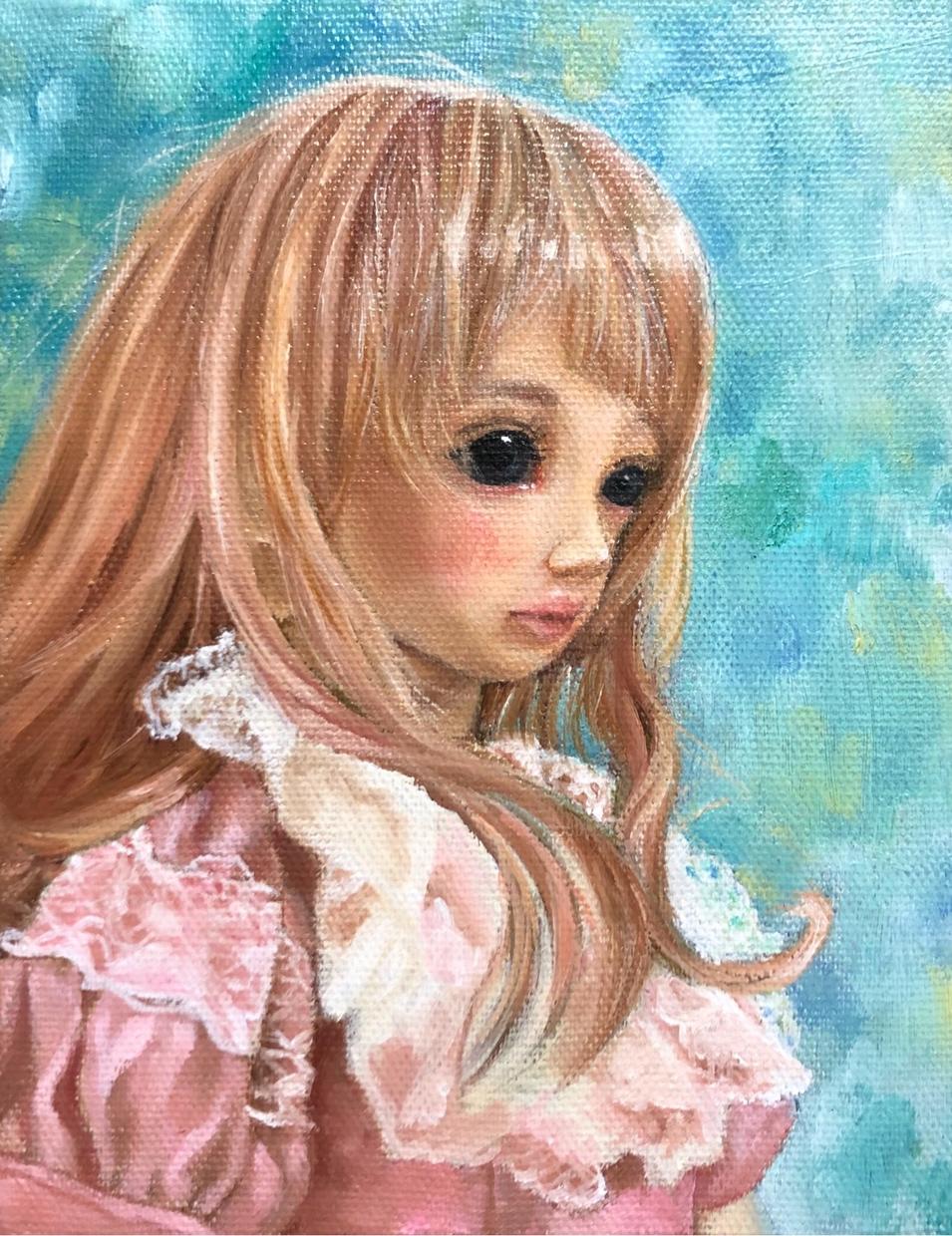ドールの油絵描きます あなたの大切にしているドールを記念の1枚に。