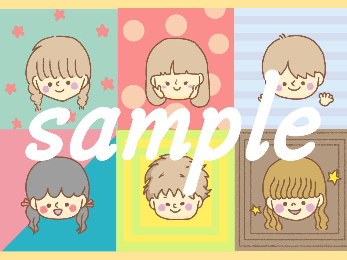 SNSのアイコンを描きます ゆる〜い絵でSNSのアイコン似顔絵描きます♪