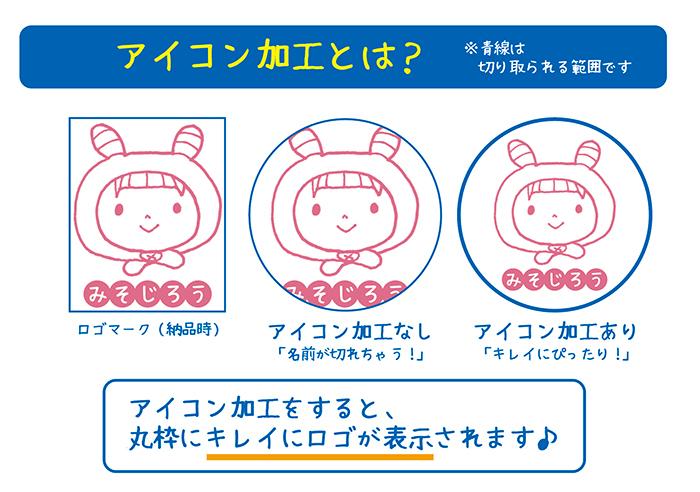 みそじろう制作済みロゴ限定●アイコン作ります アイコンに収まるように修正してほしい!という方専用