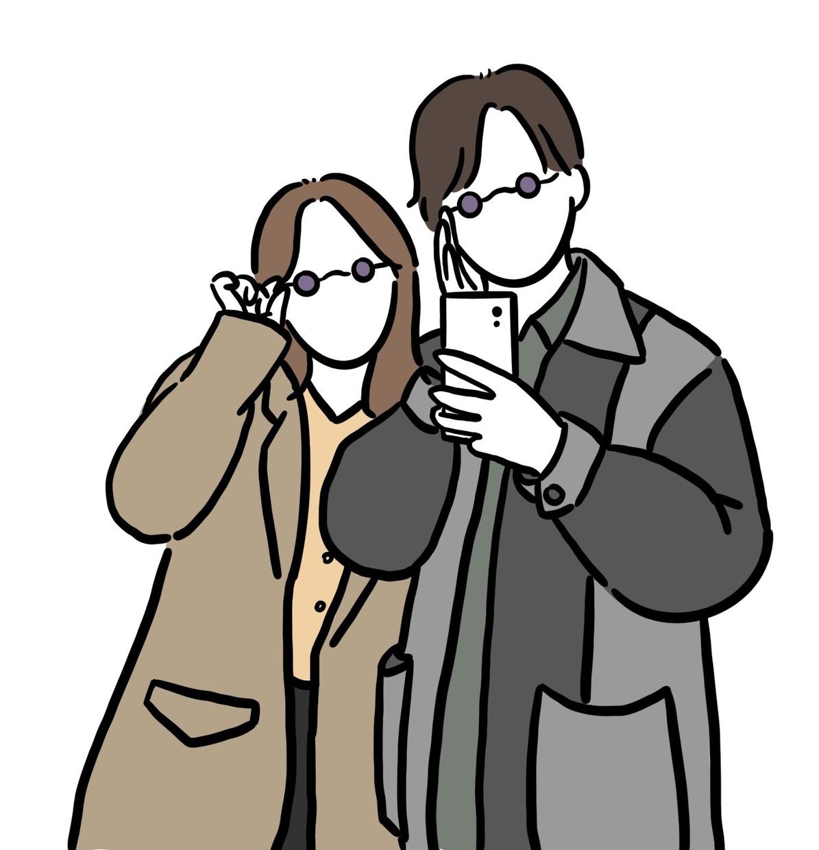 韓国風のおしゃれなシンプル線画イラスト描きます Snsアイコンや グッズ制作にぴったりなイラスト アイコン作成 ココナラ