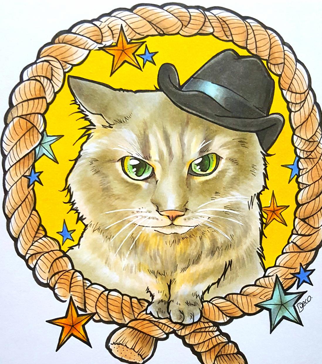 ペットの似顔絵お描きます ー少しリアルで可愛いイラストー