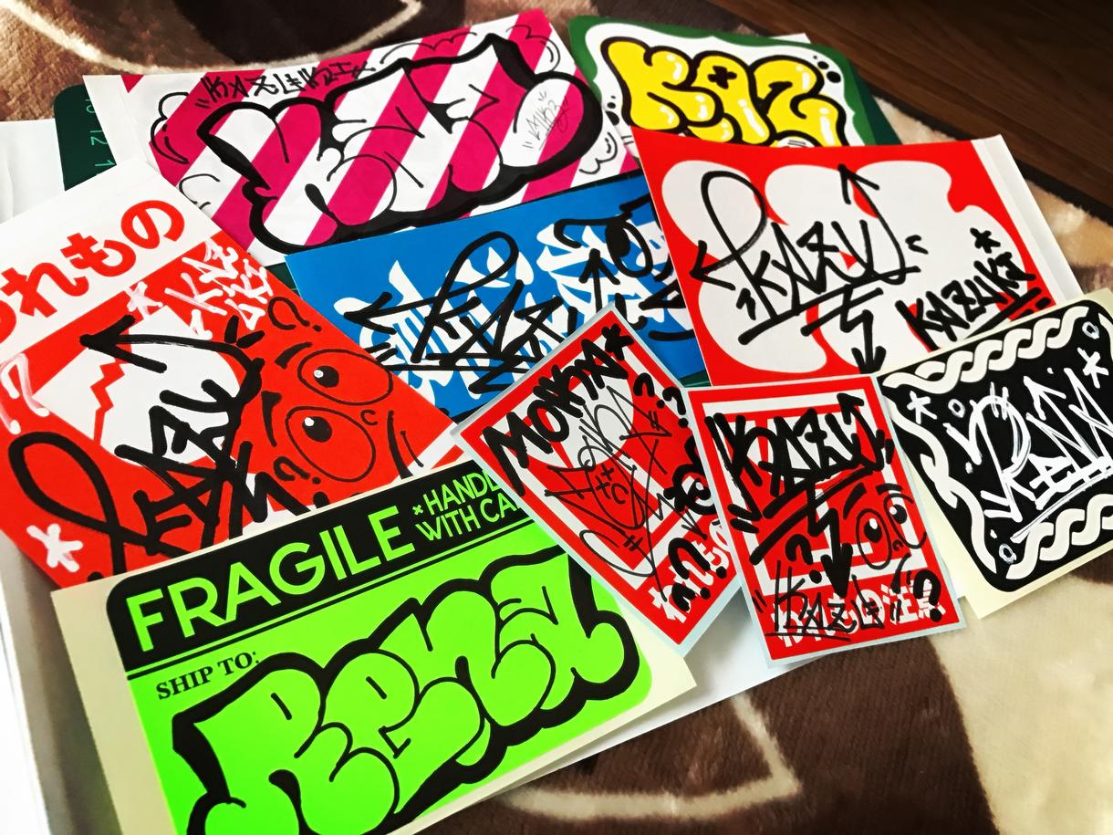 graffiti オーダーメイド ステッカー ロゴデザイン ココナラ