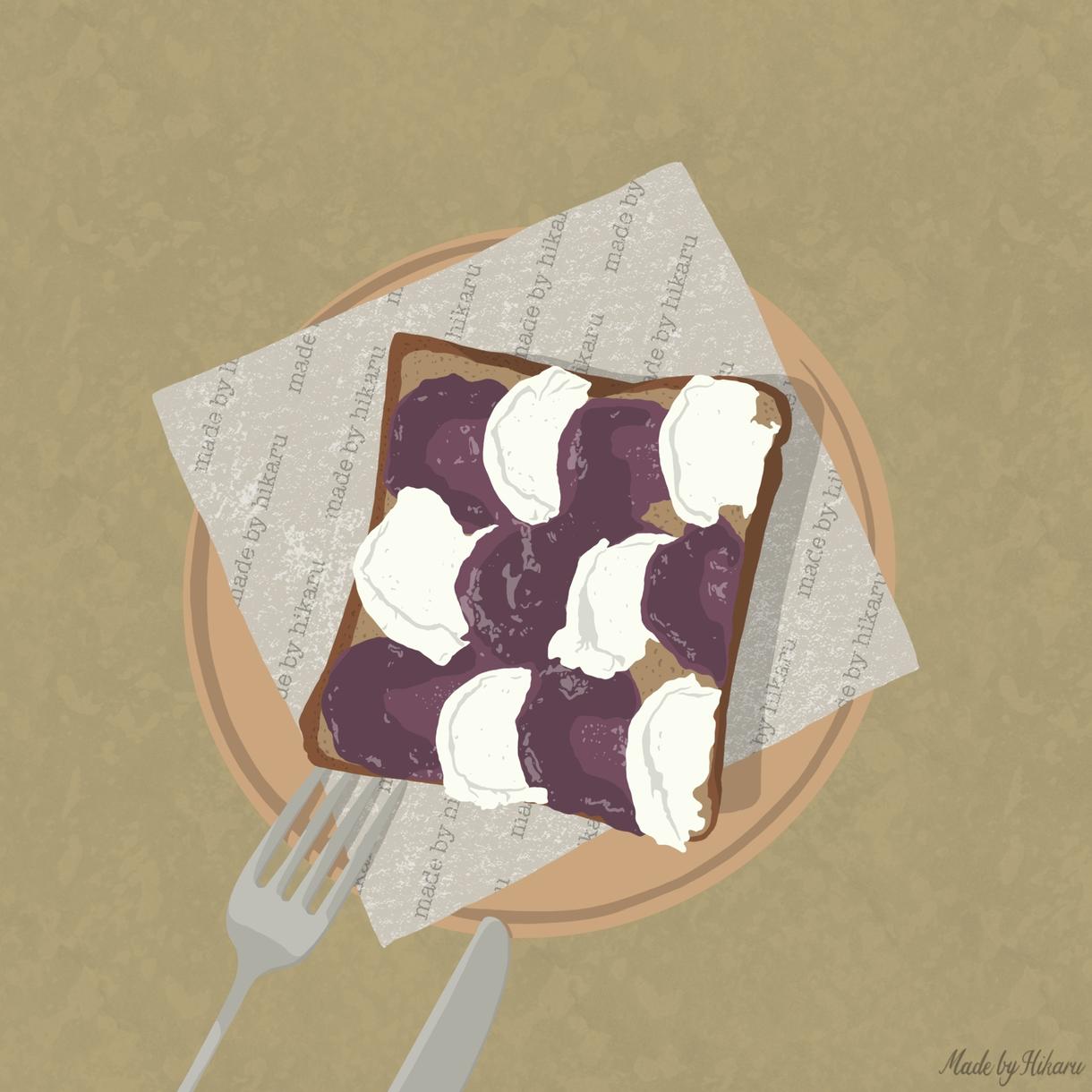 お洒落な食べ物のアイコン作成ます 海外風 あなただけの特別なデザイン アイコン作成 ココナラ