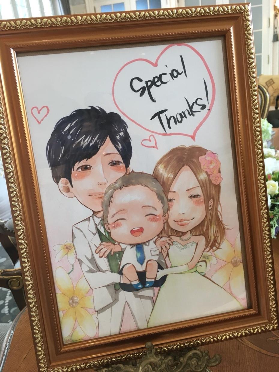 手書き★優しい色味のウェルカムボードお描きします 結婚式のウェルカムボードやプレゼントにいかがでしょうか♪
