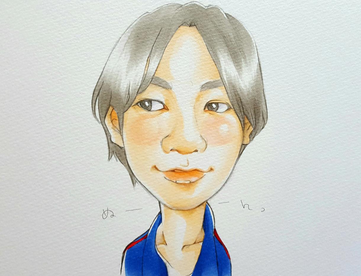 アイコンにオススメの似顔絵を描きます 柔らかいタッチの似顔絵をお探しの方!