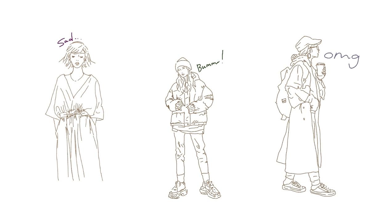 シンプルイラスト描きますます 写真を組み合わせてシンプルイラスト描きます