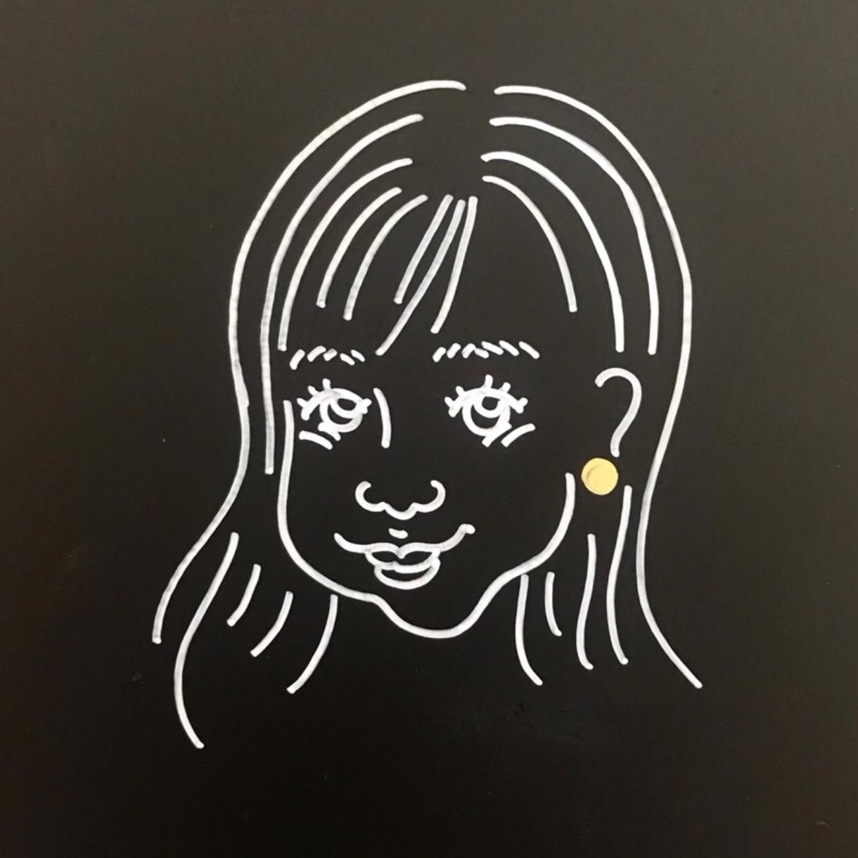 チョークアート風、手描き似顔絵を描きます 可愛い!似てる!と喜ばれるお洒落なアイコンに★