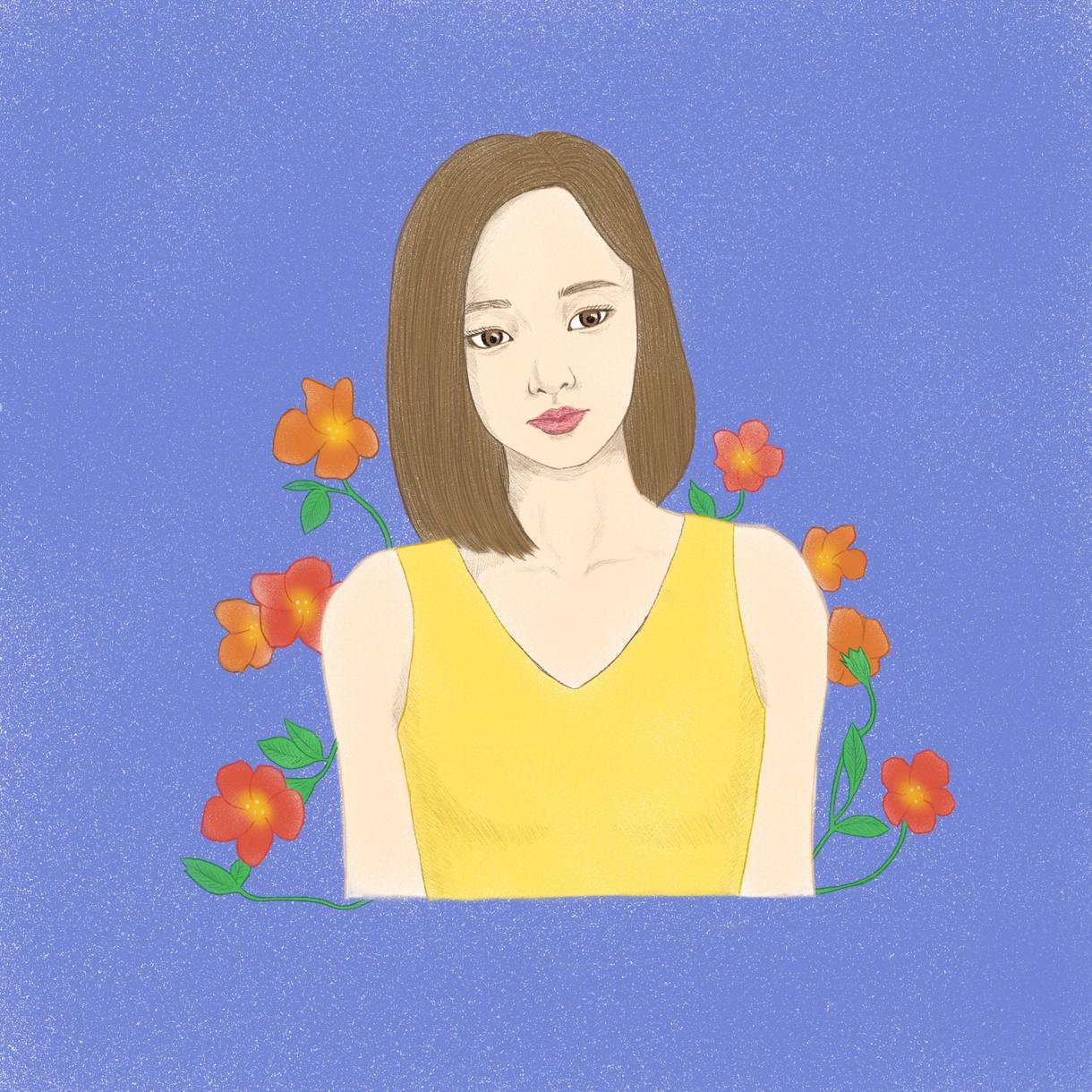 SNS似顔絵アイコン描きます SNSなどのアイコンなどにオススメです!