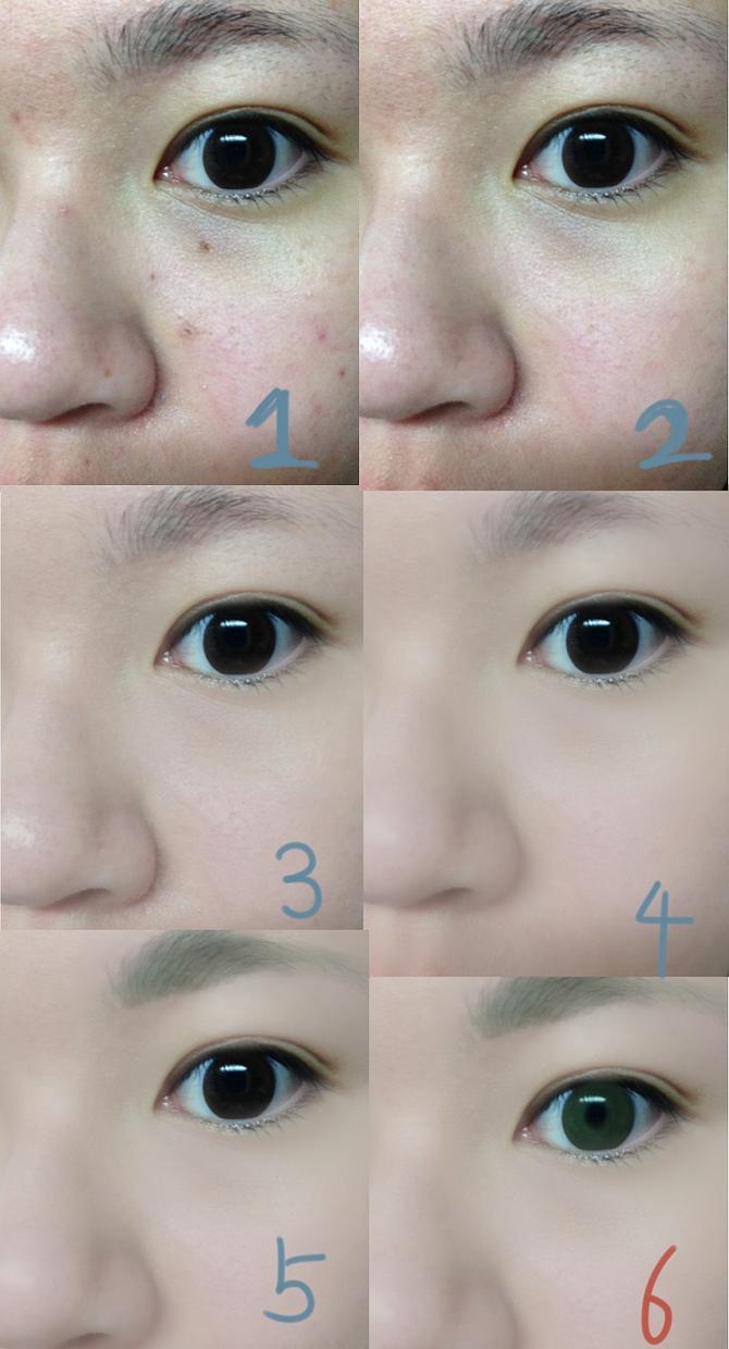 貴方の写真を美肌に修正・眼の色、眉の色変更します※一部内容変更しました
