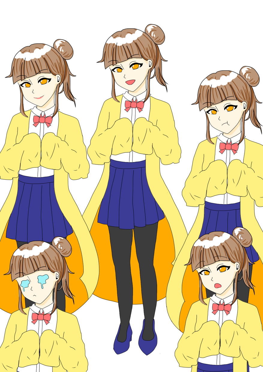 つり目女の子 でございます 商用利用どうぞ 動画投稿とかにもいいかも ね キャラクター販売 既製品 ココナラ