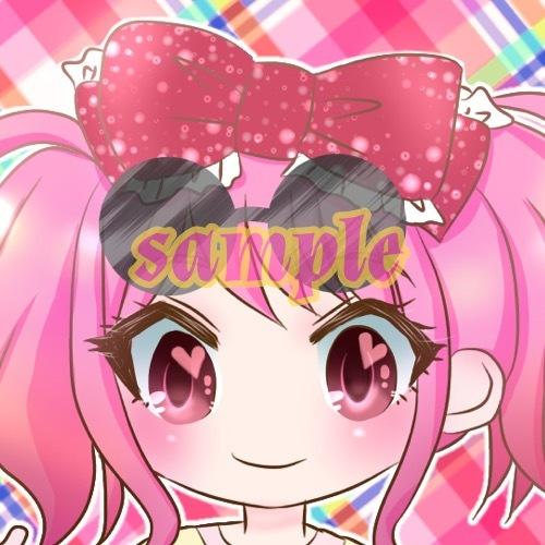 版権絵の女の子顔アイコン描きます 2次元好きな方が少しでも楽しんでもらえるように(*・A・*)