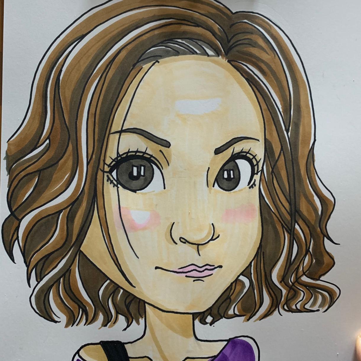 似顔絵イラスト描きます 色使いを綺麗にがモットーです✩.*˚