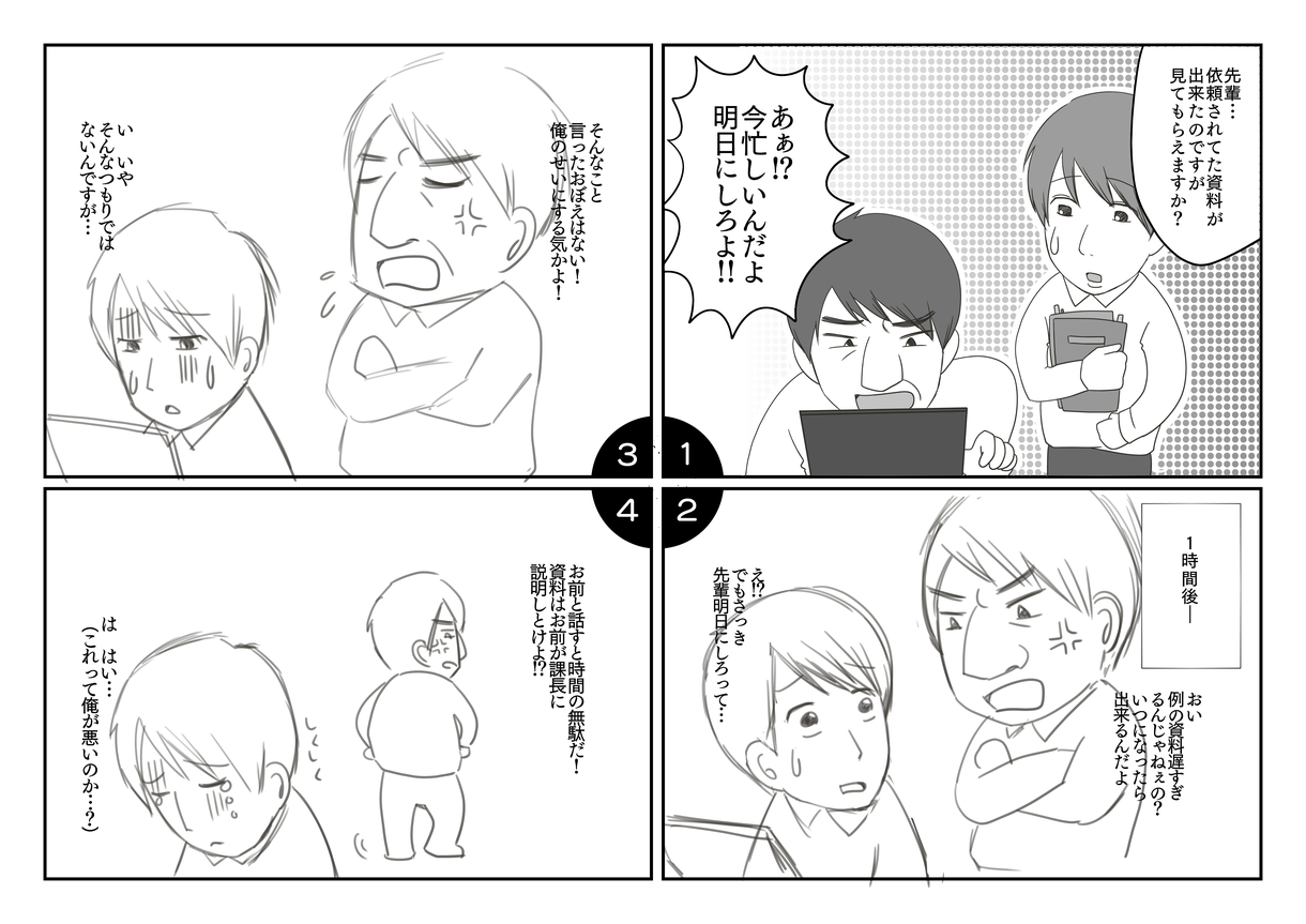 ビジネスで使える!意識向上の漫画作成しますます ハラスメント防止やサービス利用促進の漫画で効果的な伝達を!