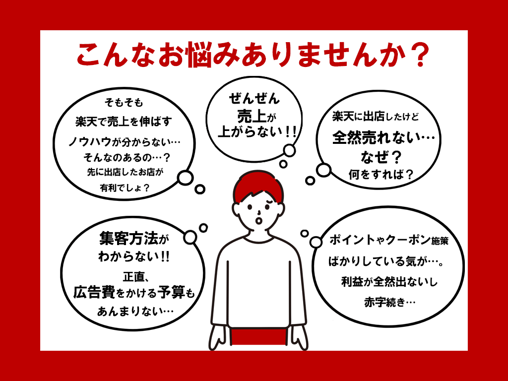 楽天サイト売上改善！プロ店長が悩み相談コンサルます ≪元ショップオブザイヤー受賞＆運営歴15年の実績重視店長≫ イメージ3