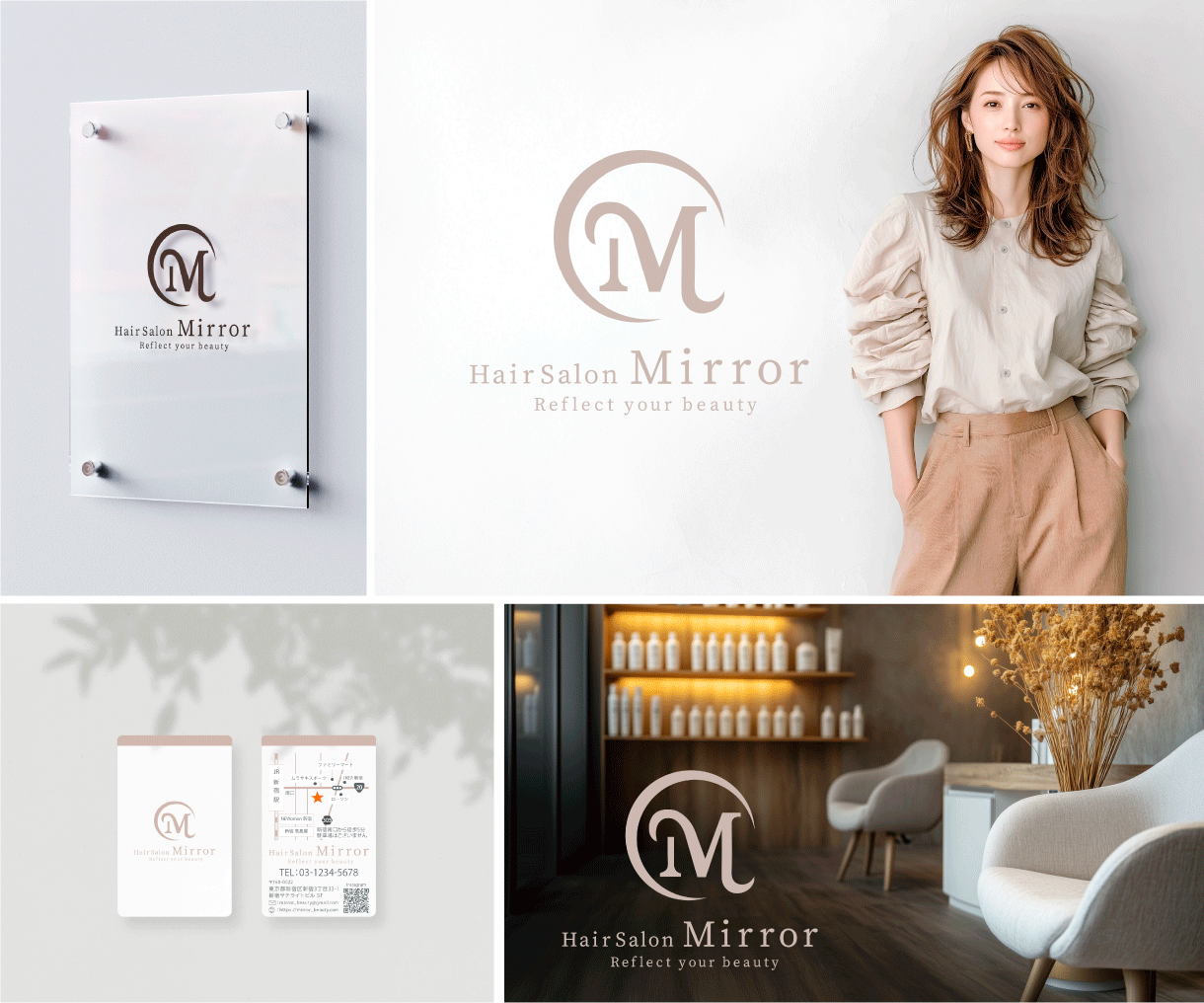 ブランドの世界観を形にするロゴをデザインします ＜サロン系ロゴに特化＞　修正無制限で安心！ イメージ1