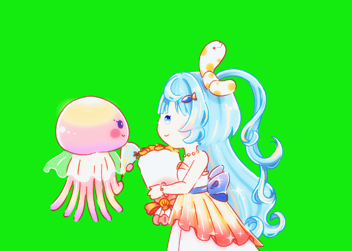 vtuber多数ご依頼！配信用GIFアニメ作ります アニメーターが描く！GIFアニメです。スパチャ等にどうぞ イメージ3