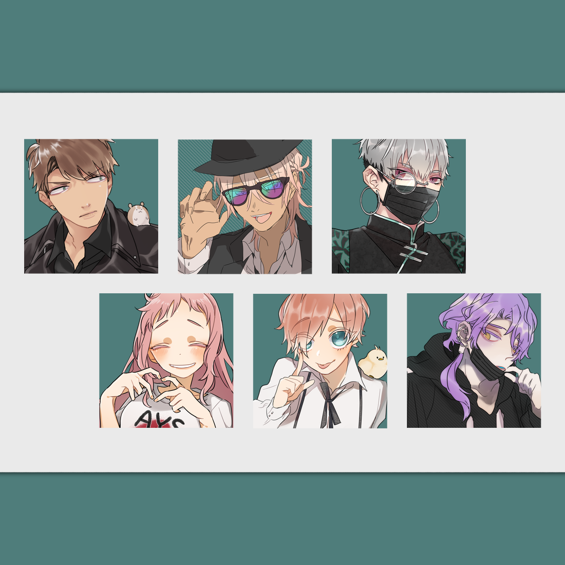 キャラクターのアイコン制作を承ります TRPG、SNS、ゲーム、動画などに!