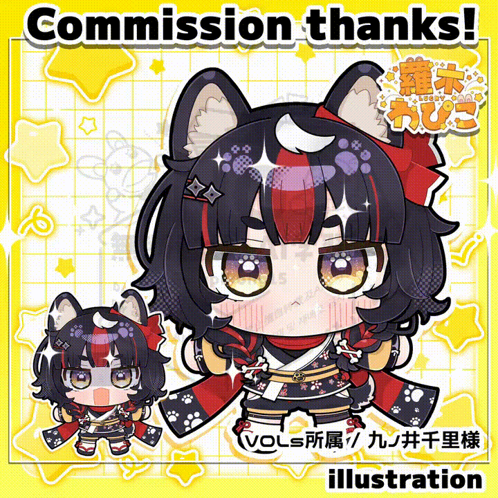 商用利用料込み○ミニキャラちびキャラ描きます 配信者の方におすすめ˖ ࣪⊹グッズにも！ イメージ4