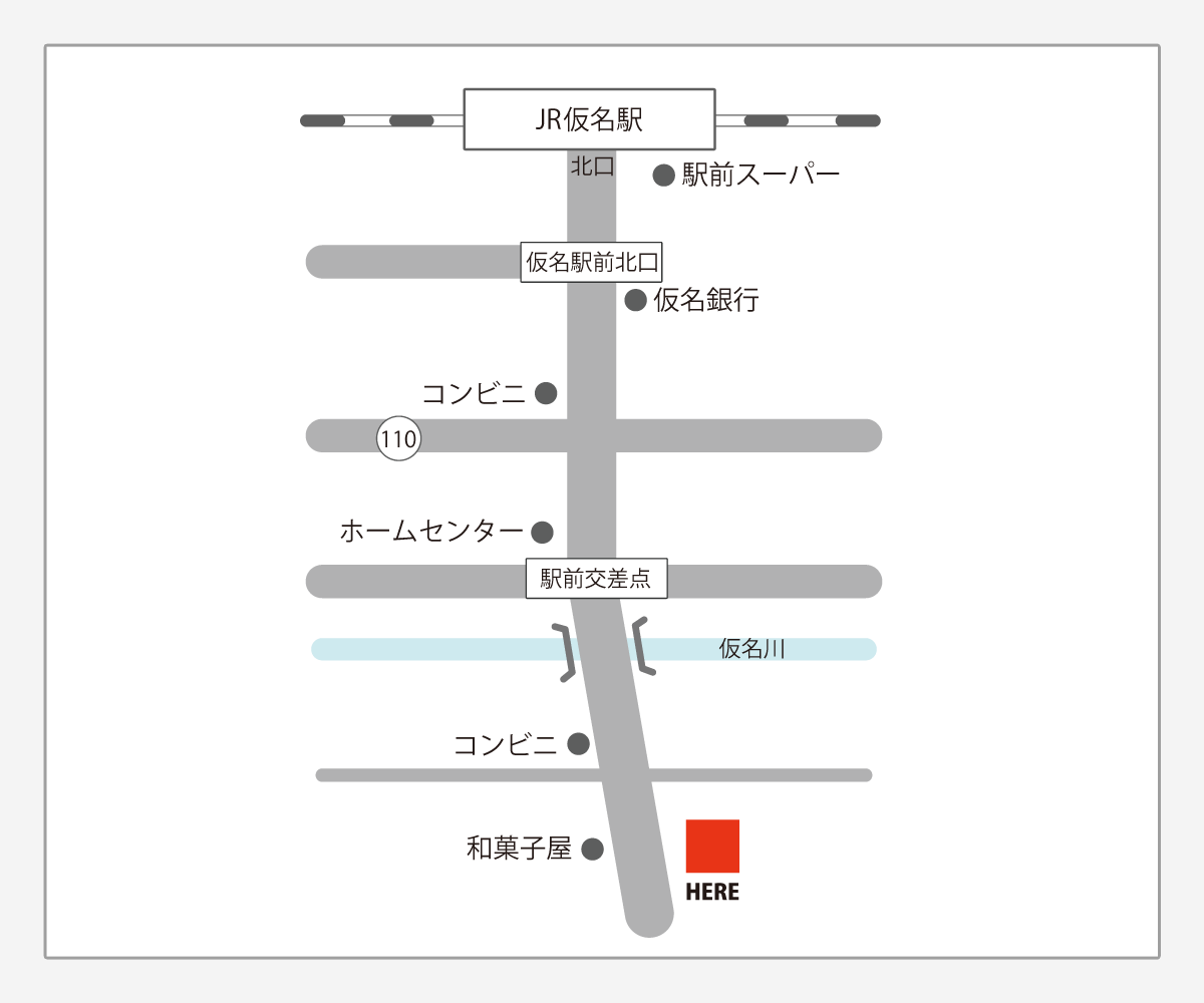 あなたのお店のわかりやすい地図を作成します お店の地図が欲しいけど自分では難しいという方にオススメです。