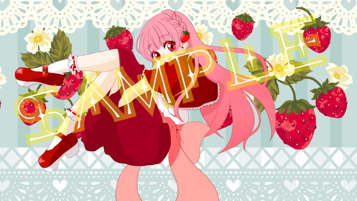 イラストお描きします オリジナルキャラ等をアイコンに使いたい方におすすめです。