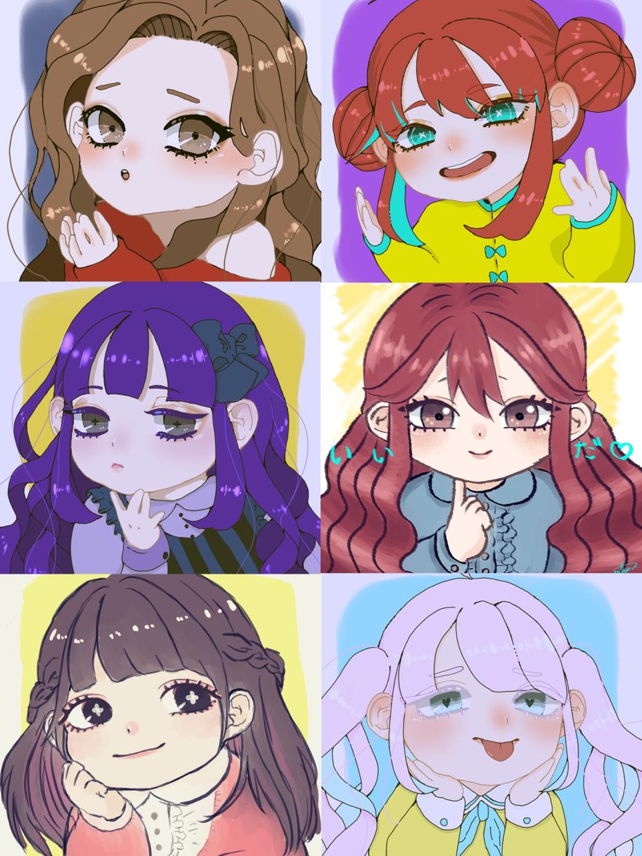 SNS用アイコン描きます デフォルメSNS用アイコン描きます!