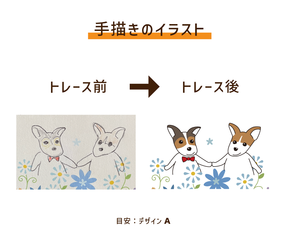 ロゴ・手描きイラスト・画像をAiデータ化します ラフ案、粗い画像を丁寧にトレースします イメージ2