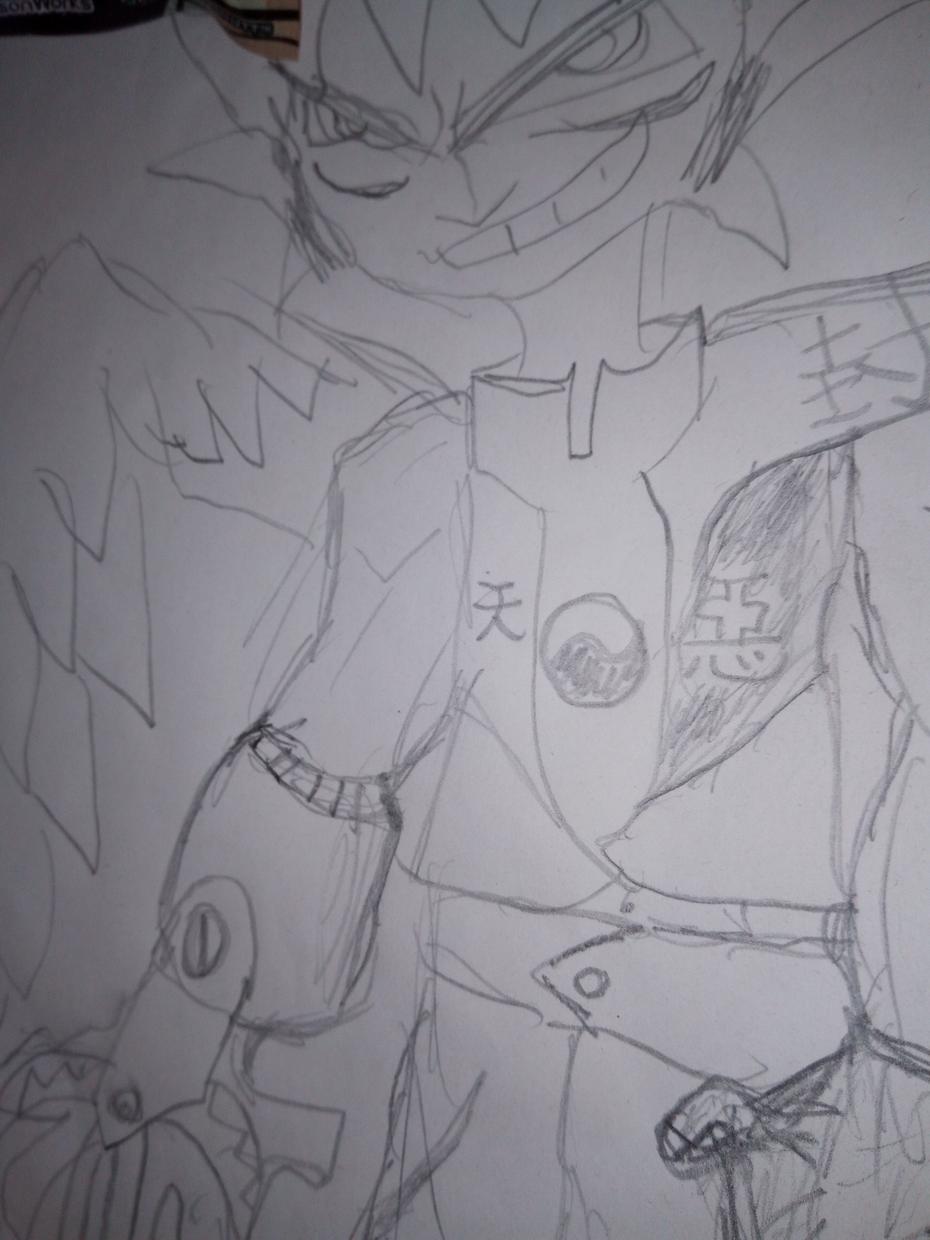 何か依頼があれば紙に描いた画像添付致します イラストを添付致します。描きます
