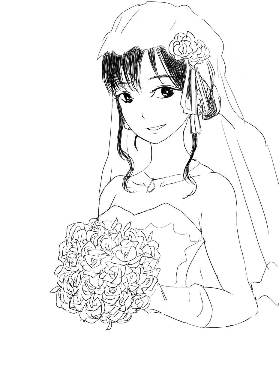 似顔絵描きます 最短当日納品!全身絵もOK!白黒の暖かいイラストです!