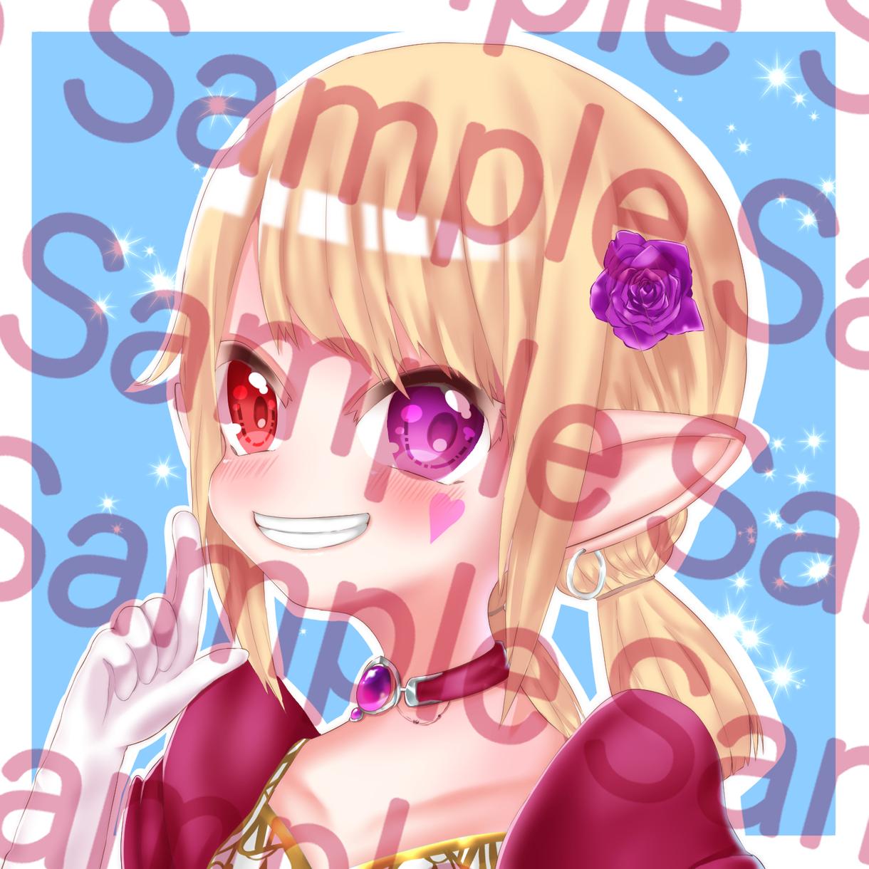 SNSアイコン描きます デフォルメ絵と女の子を描くのが得意です。