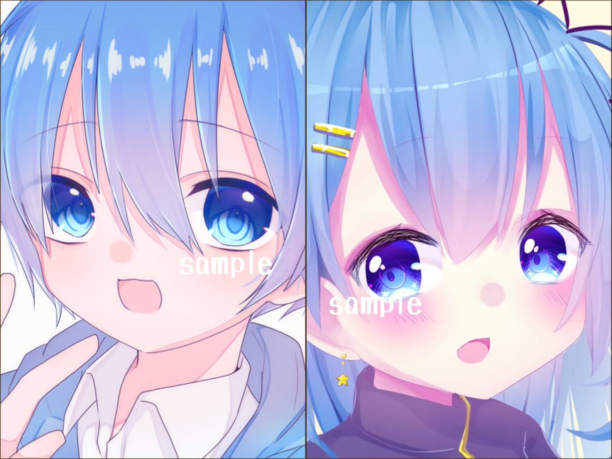 アイコン映えするイラストお描きします 自分だけのイラストが欲しい方、誰かにプレゼントしたい方に