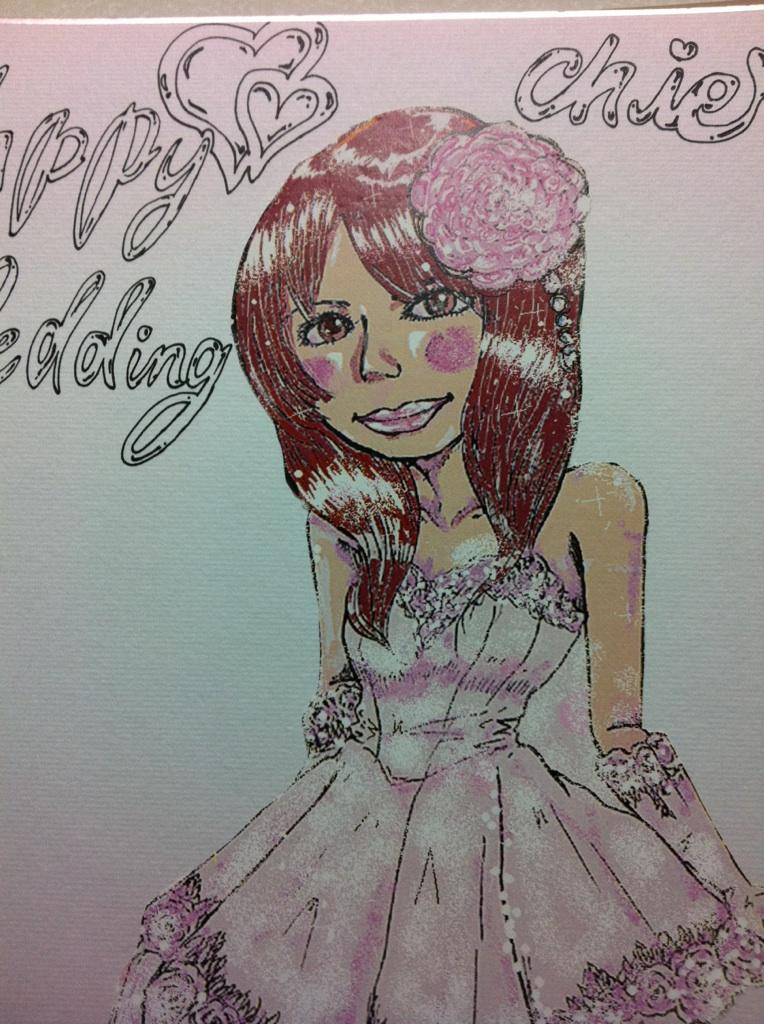 似顔絵作成いたします♪結婚祝・誕生祝に!似顔絵写真いただければ作成します☆
