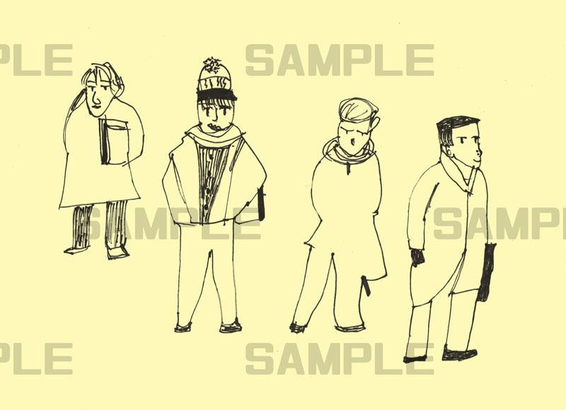 味のある一点ものイラストを描きます 単体イラスト4点での料金です 他者と差をつけたい方に イラスト作成 ココナラ